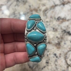 Turquoise Silver Women's Bracelet